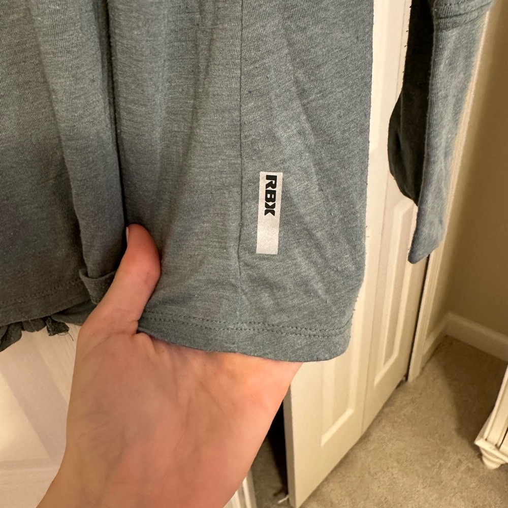 RBX Green Long Sleeve Exercise Shirt - Picture 3 of 10